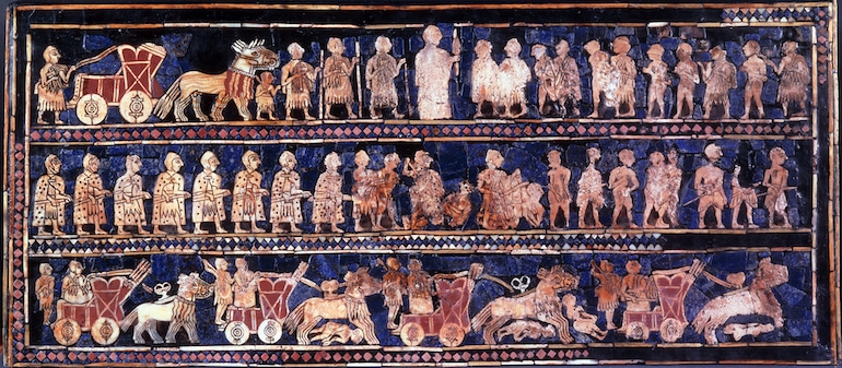 L'étendard d'Ur, un artefact sumérien en Lapis Lazuli