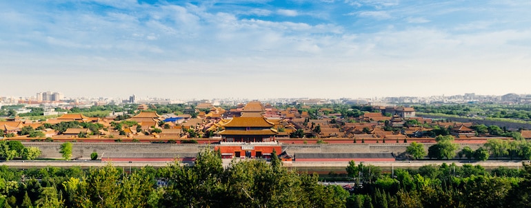 La Cité Interdite de Pékin, en Chine