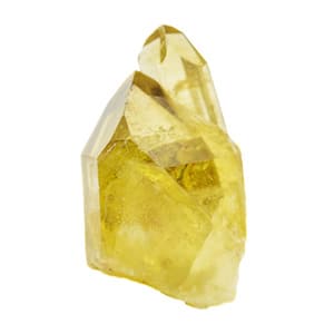 Citrine naturelle, une pierre qui favorise l'optimisme et aide à surmonter les peurs