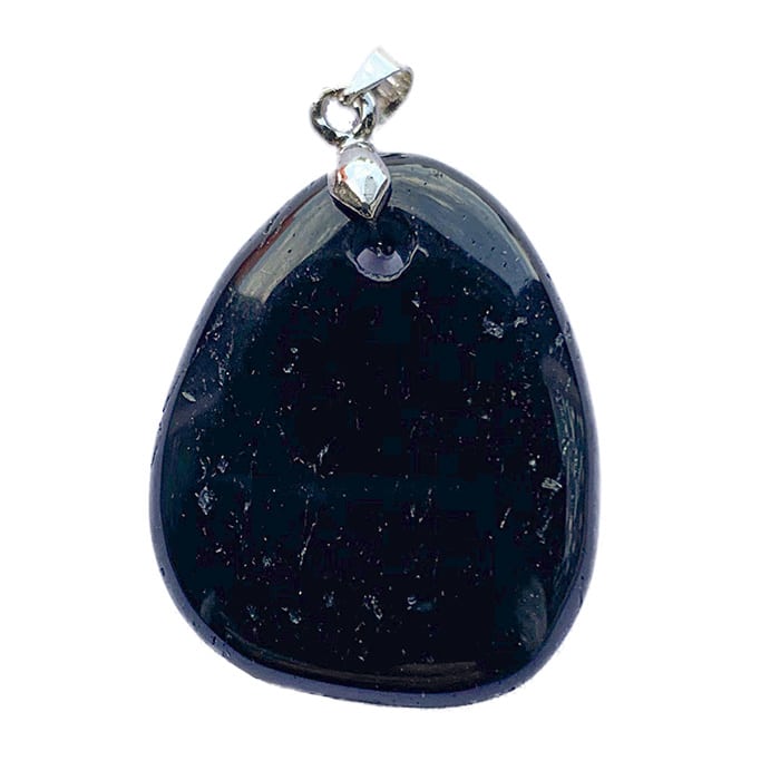 Tourmaline Noire - Pendentif Pierre Plate