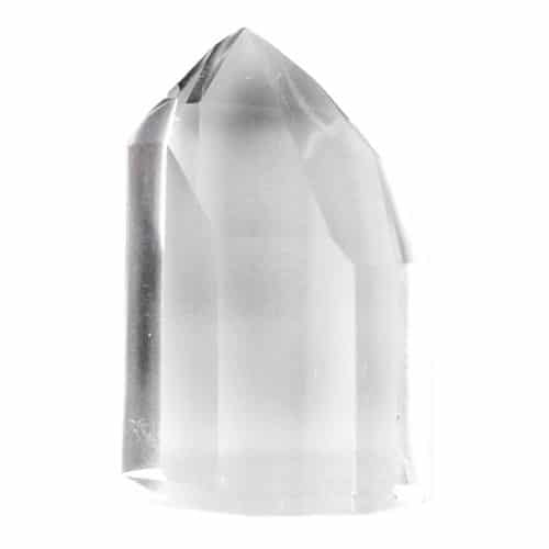 Cristal de Roche - Pointe Polie Mono-Terminée | Boutique de Minéraux de Lithothérapie