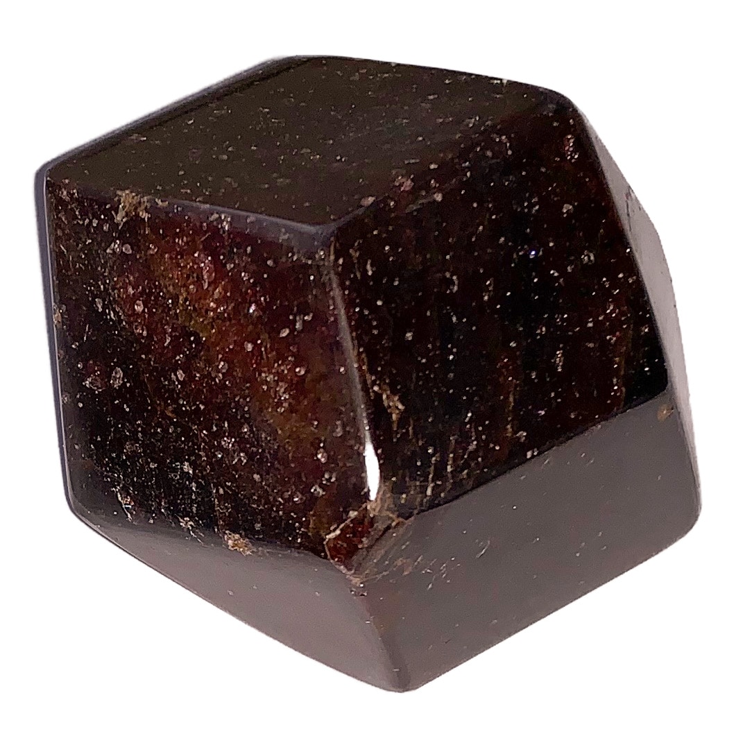 Pierre Polie en Grenat Rouge d'Inde Boutique de Minéraux