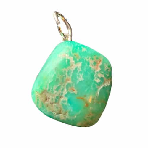 Pendentifs en Chrysoprase | Boutique de Minéraux l Lithothérapie en Ligne