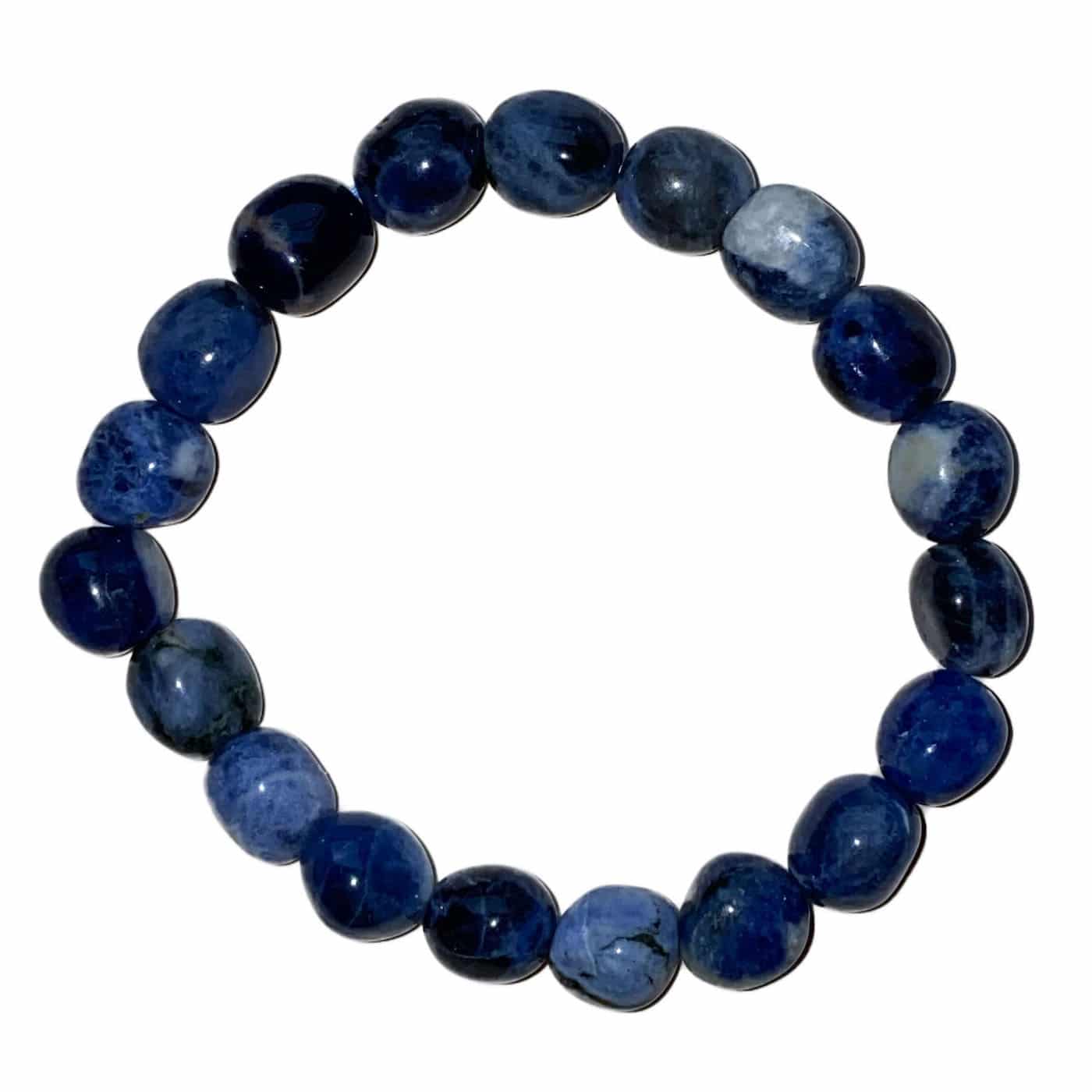 Bracelet en Sodalite - Pierres Roulées