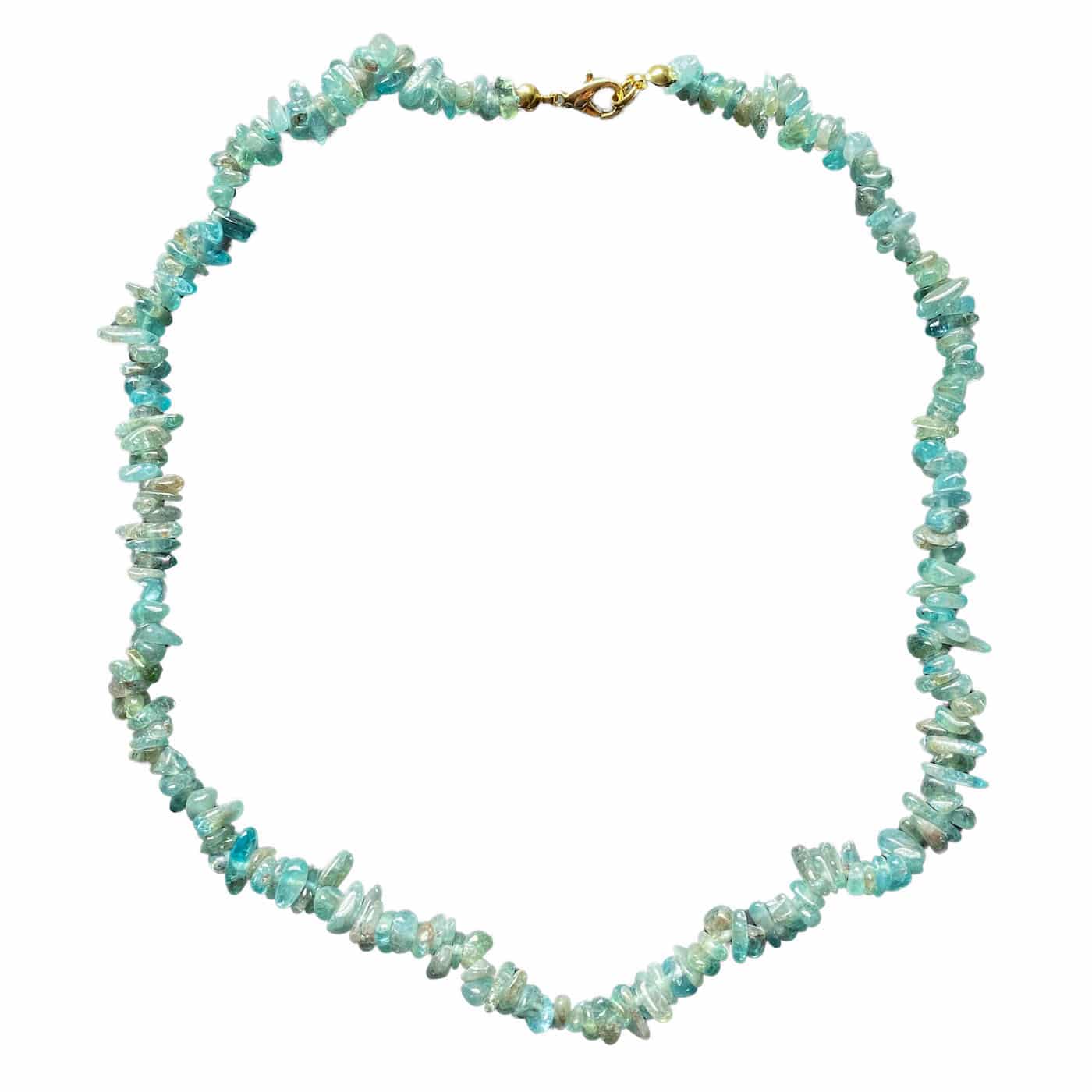 Collier Baroque en Apatite Bleue