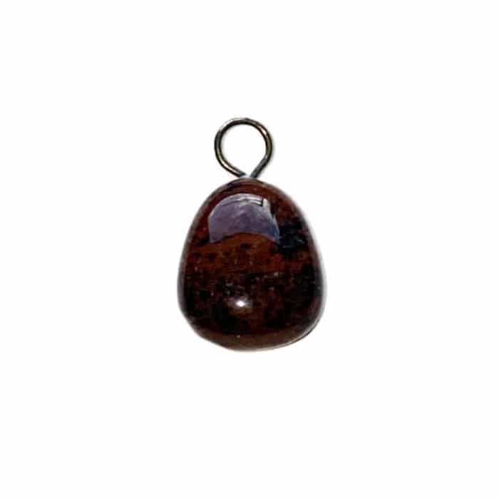 Obsidienne Acajou - Pendentif Pierre Roulée | Boutique de Minéraux
