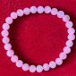 Bracelet en Quartz Rose Pierres Boules 6 mm