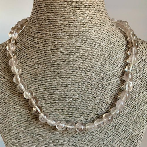 Quartz Fumé - Collier pierres roulées