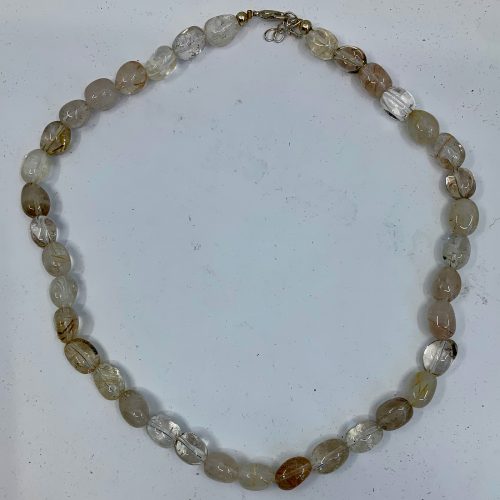 Quartz Fumé - Collier pierres roulées
