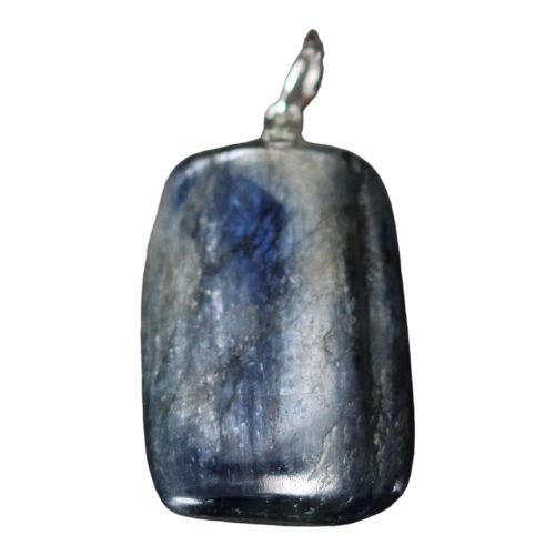 Cyanite Pendentif pierre roulée