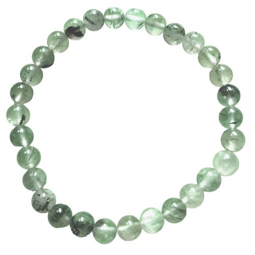 Préhnite Bracelet Boules 6 mm