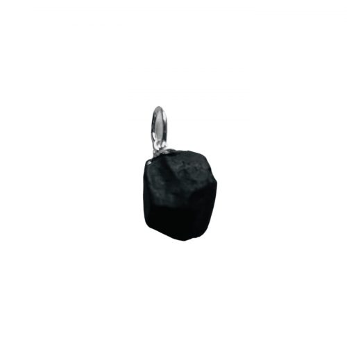 Spinelle Noir Pendentif pierre brute