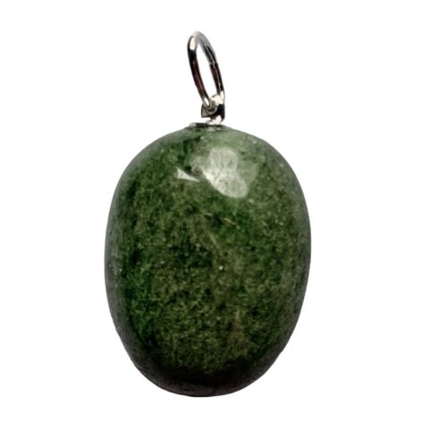 Diopside Pendentif pierre roulée